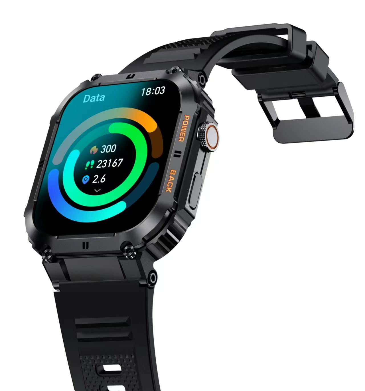 K57 Pro Smart Watch 1.96 Inch Big Screen Fitness Tracker BT Calling SmartWatch