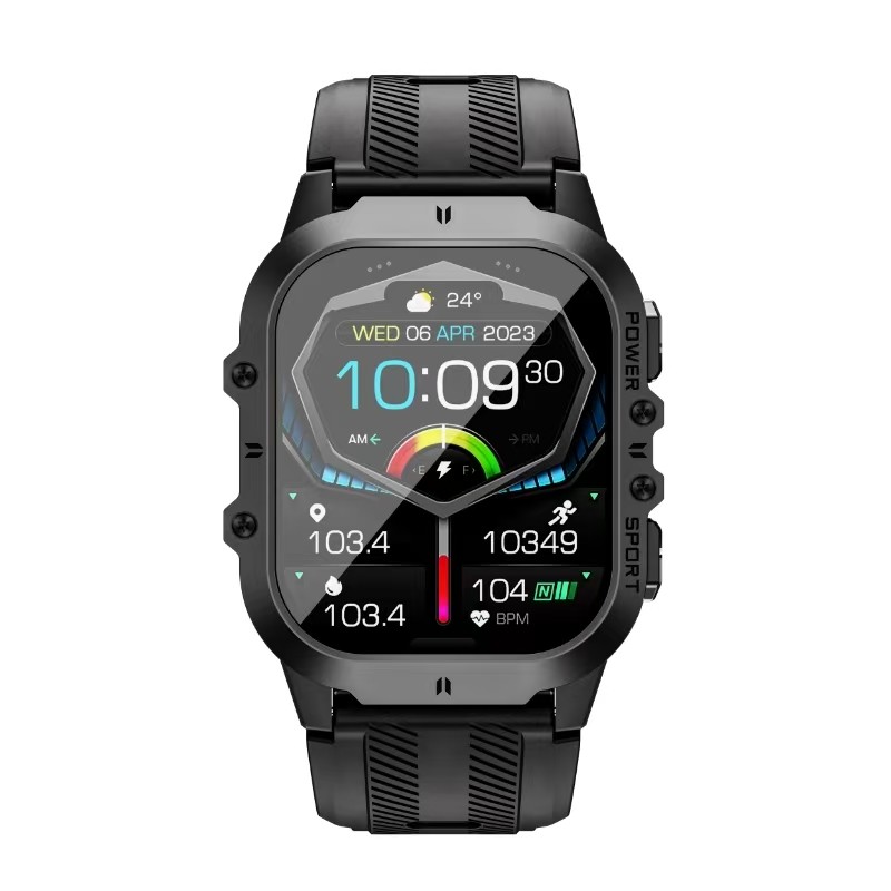 Super Amoled Display Smartwatch BT Call 1ATM Waterproof Large Memory Smart Watch C26