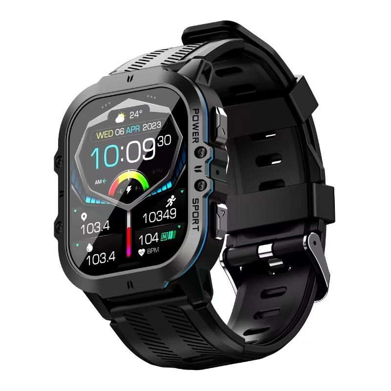 Super Amoled Display Smartwatch BT Call 1ATM Waterproof Large Memory Smart Watch C26
