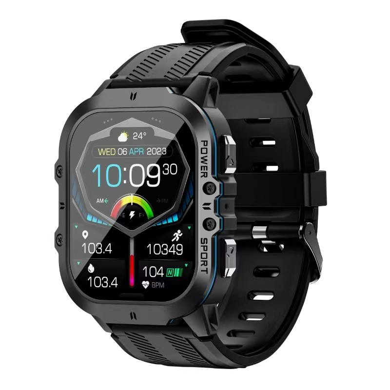 Super Amoled Display Smartwatch BT Call 1ATM Waterproof Large Memory Smart Watch C26
