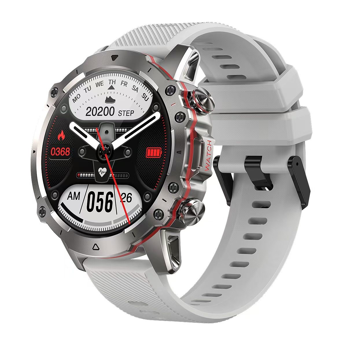 AK56 Smartwatch Bluetooth Call Men'S Fitness Tracker Watch 1.43 Inch