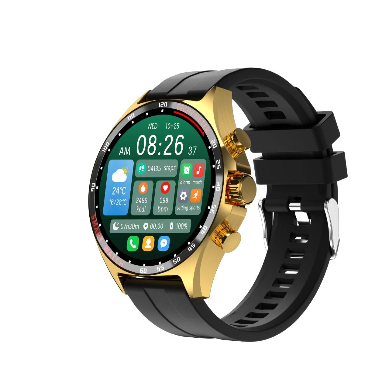 SK27 Smart Watch 400mAh IP68 Blood Oxygen Heart Rate Blood Pressure Smart Sports Watch
