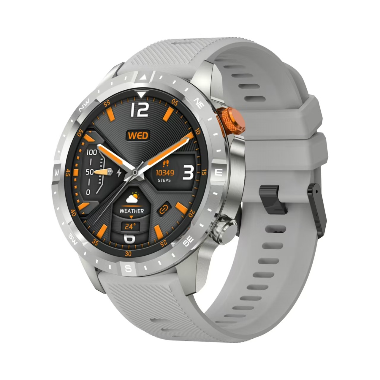 AK57 Men Smart Watch 1.43 Inch Amoled Screen BT Call Music Player Smart Watch
