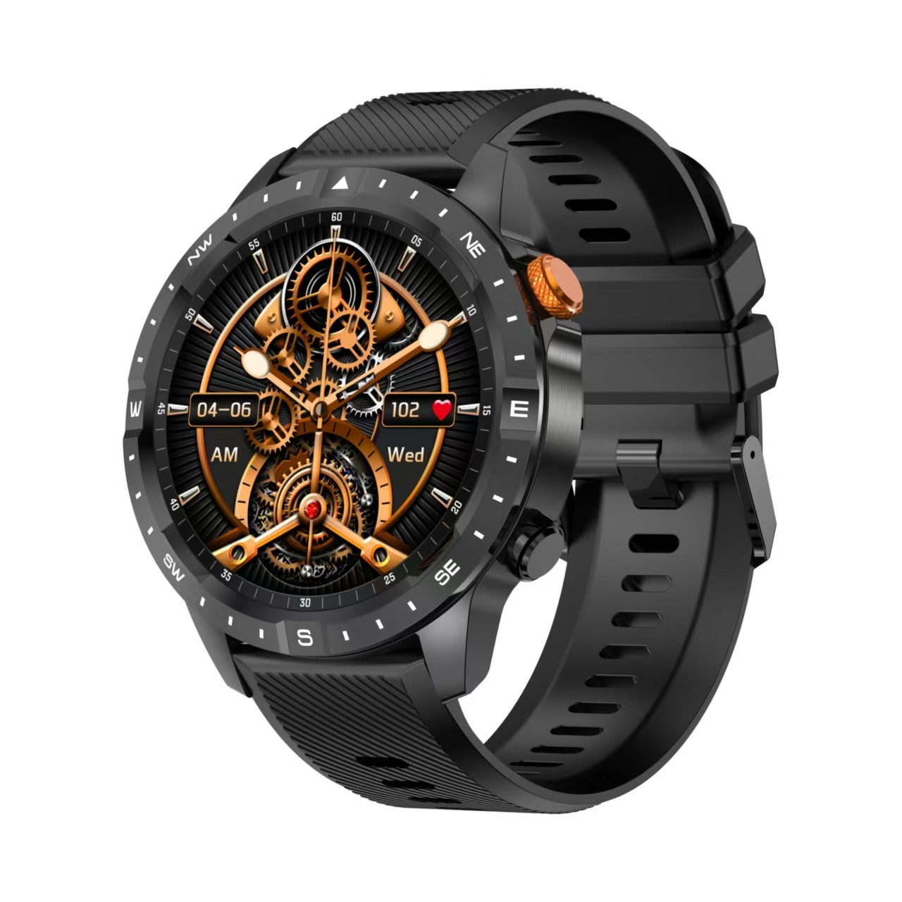 AK57 Men Smart Watch 1.43 Inch Amoled Screen BT Call Music Player Smart Watch