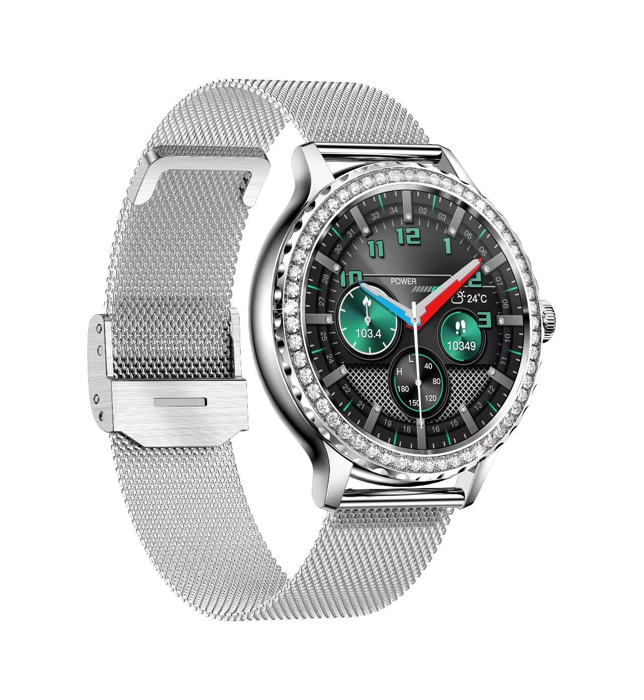 IP68 Waterproof Ladies Fitness Tracker Watch NX19 Smartwatch With 1.3 Inch Display