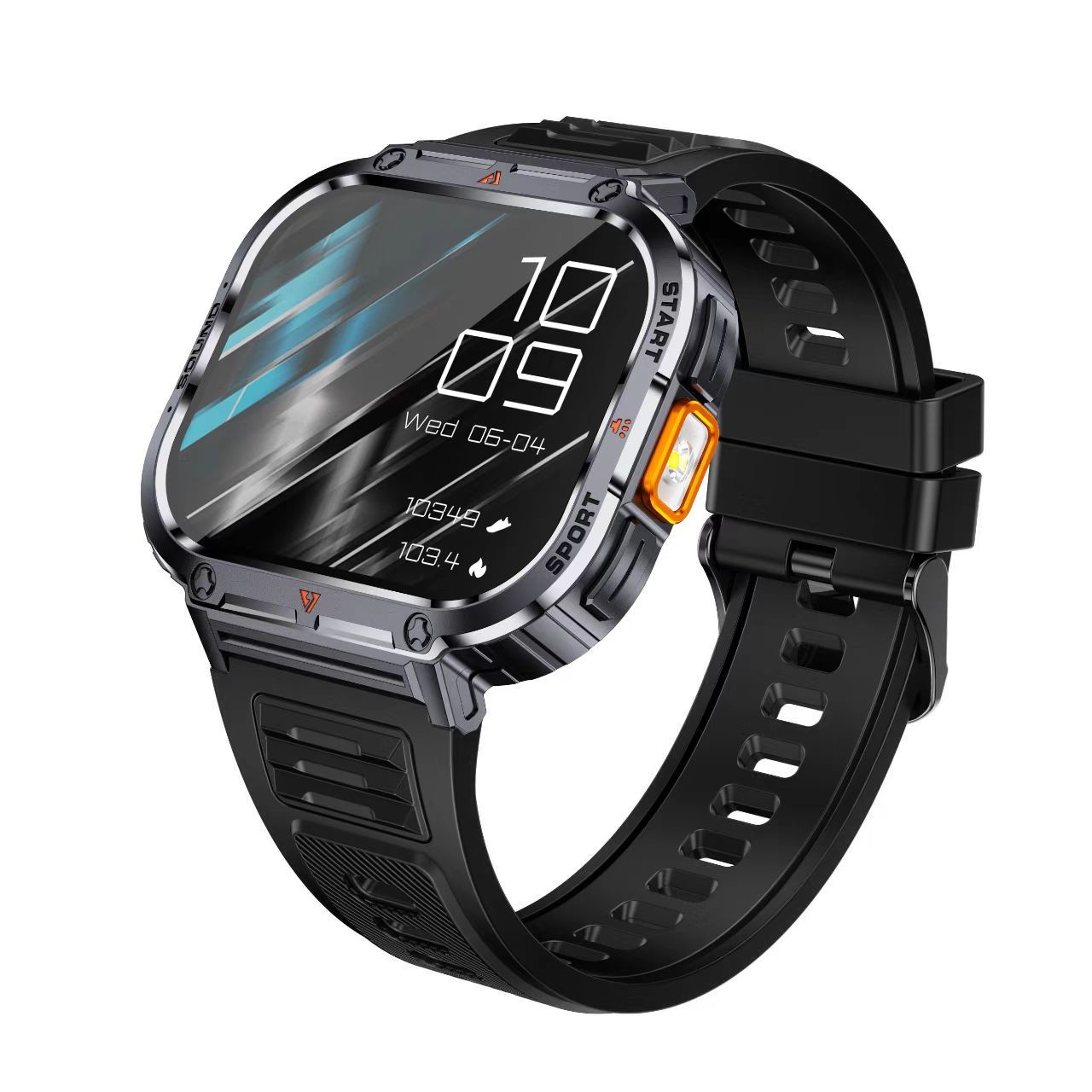 NX23 2.0 Inch Smartwatch Ip68 Waterproof  IP68 Waterproof Smart Watch Heart Rate Blood Pressure Oxygen