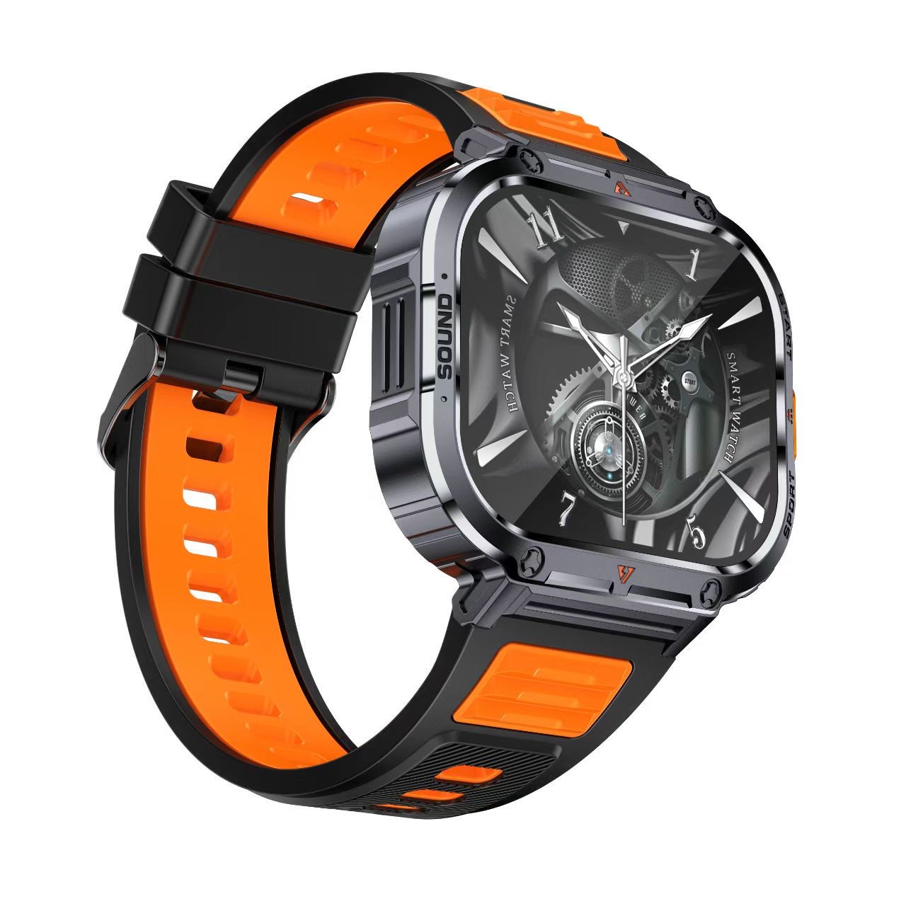 NX23 Men Smart Watch 2.0 Inch BT Call Music Player Smartwatch Multisport