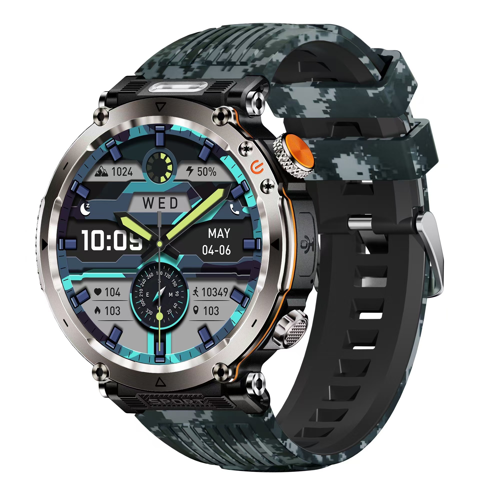 HT30 Multisport Smart Watch BT Call Voice Assistant Smartwatch With Large Battery 600mAh