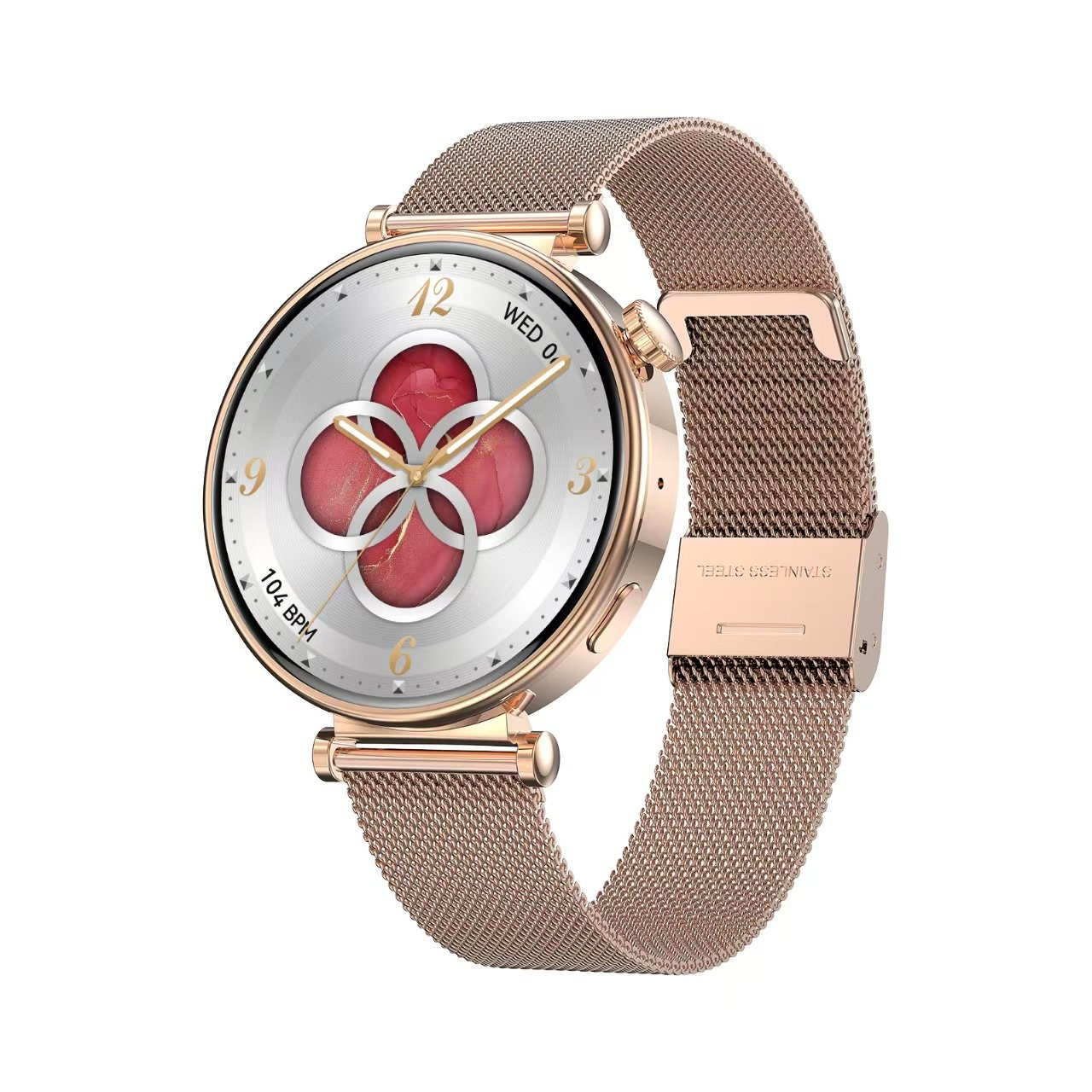 HK41 Women's Sport Smart watch 1.32inch AMOLED BT Connectivity Fitness Bracelet