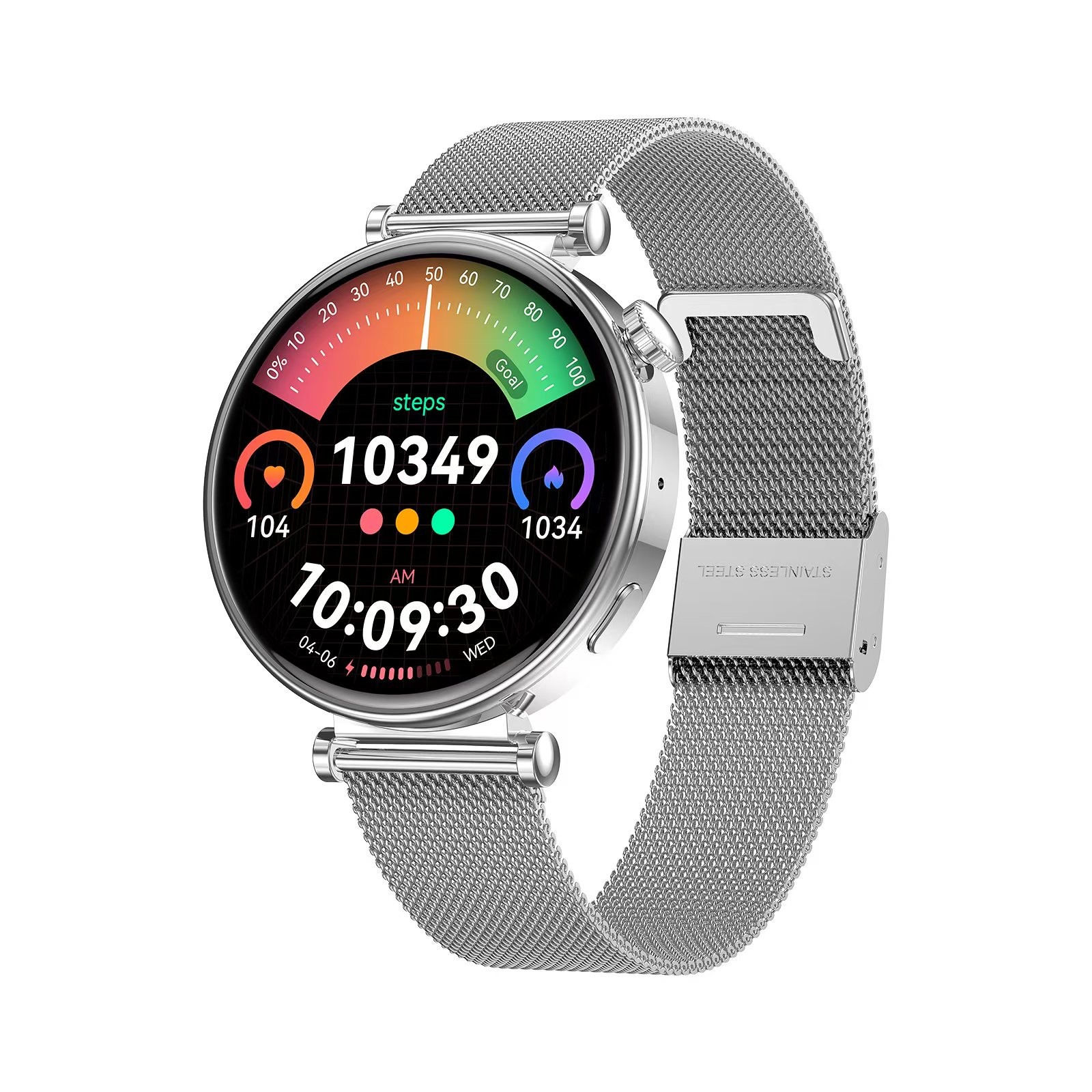 HK41 Women Smart Watch 1.32 inch BT Call Sleep Monitor Smart Watch With Heart Rate