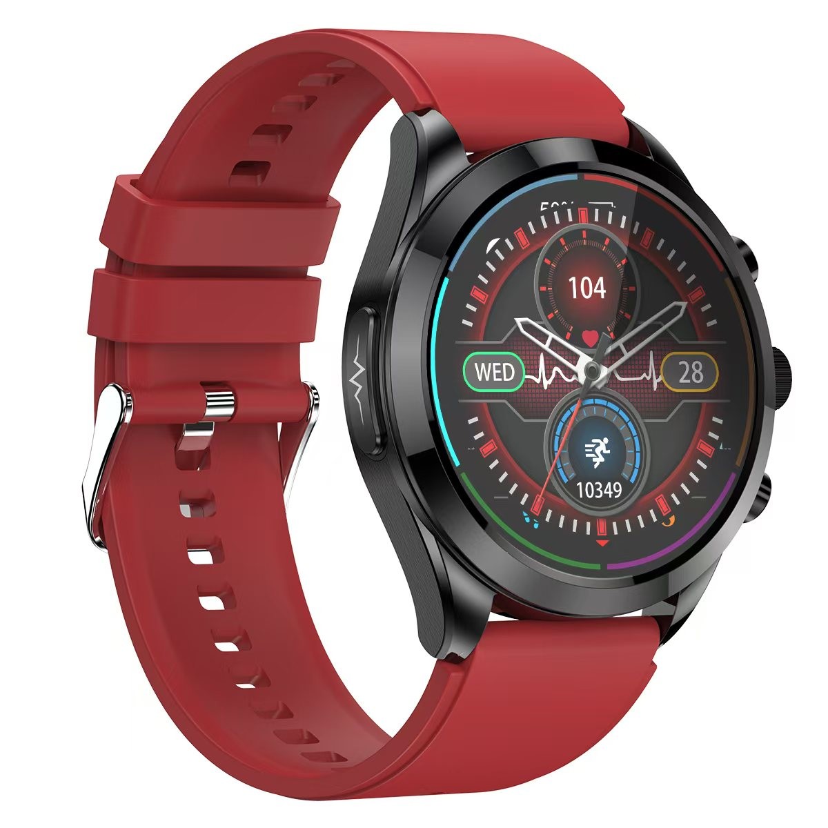 ET440 Health Smart Watch TFT Screen 250mAh 1.39 Inch Smart Watch Heart Rate Blood Pressure Blood Oxygen