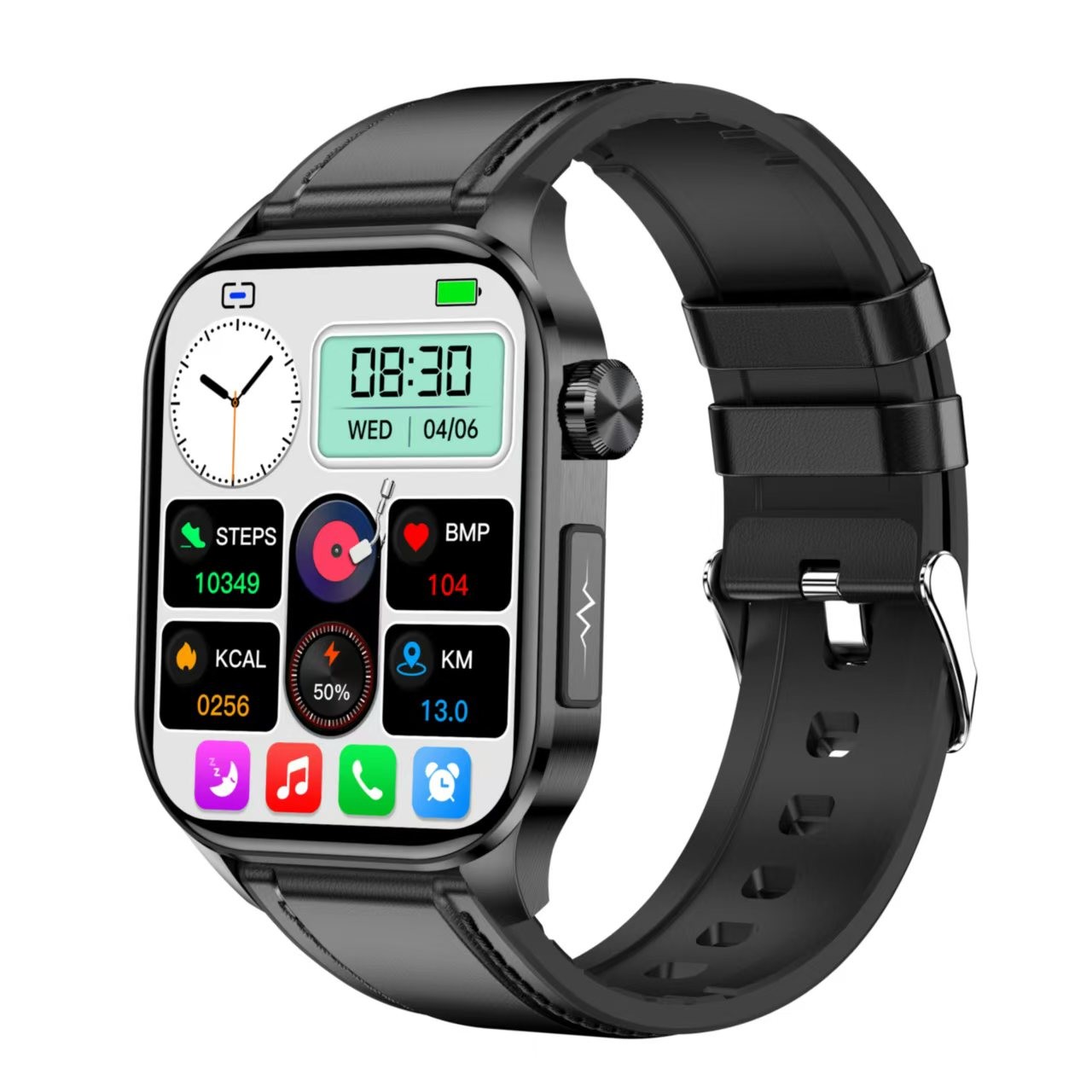 ET580 SmartWatch IP68 Waterproof ECG Blood Pressure Monitoring Smart Watch