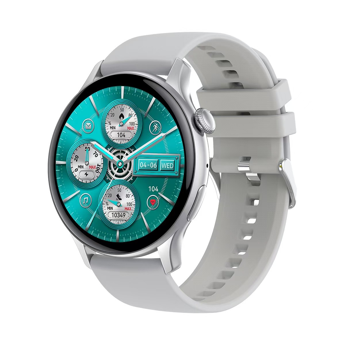 HK85 Smartwatch BT Call NFC Heart Rate Monitor Smart Watch With Amoled Screen
