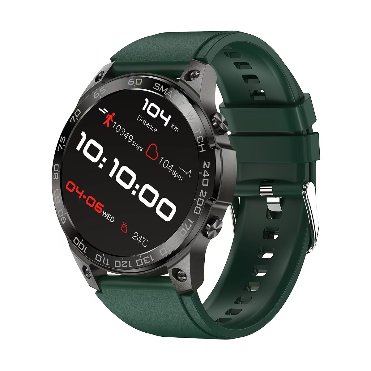 DM50 Men Smart Watch Amoled Display BT Call Smartwatch With Music Player