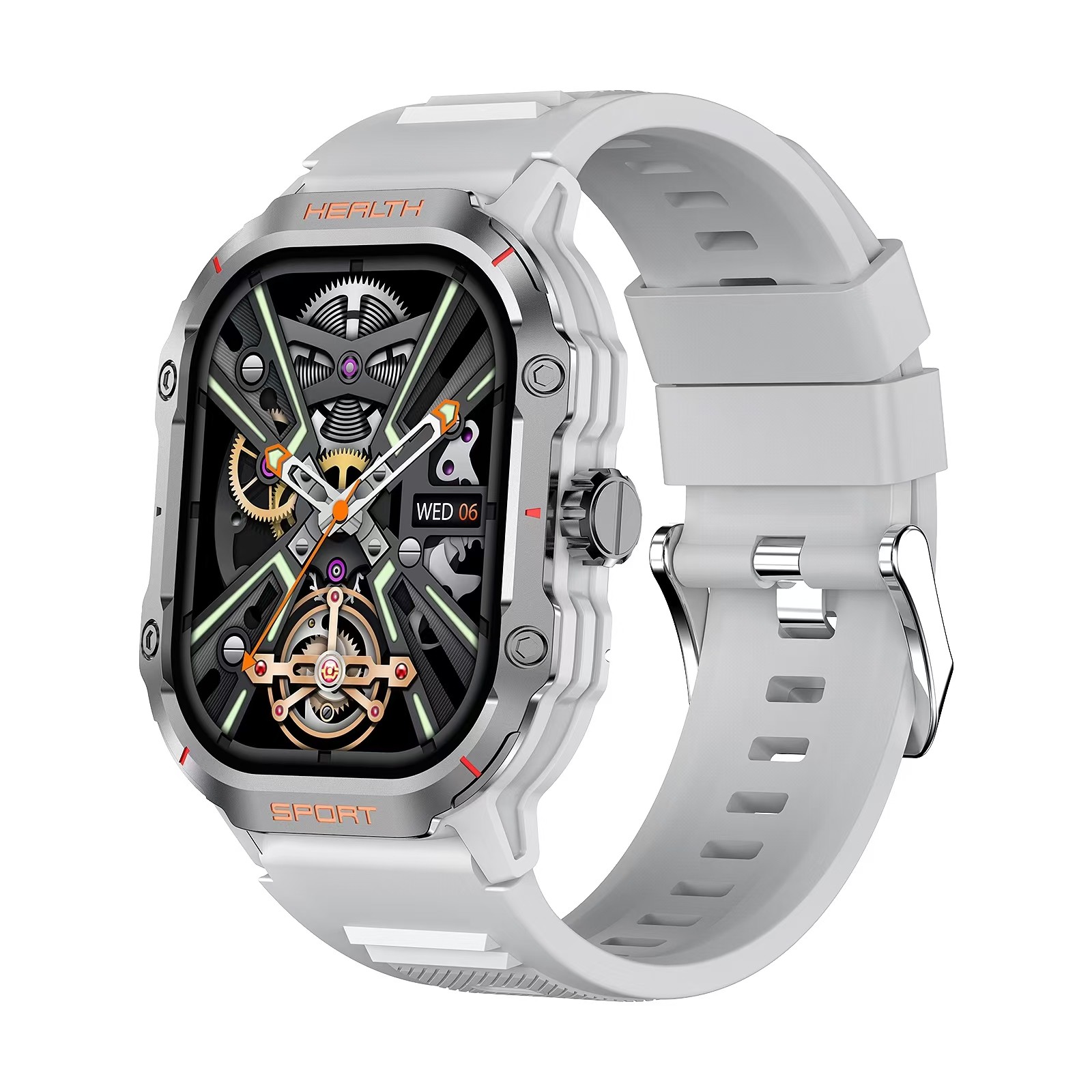 Outdoor HK24 SmartWatch 2.01 Inch Amoled Screen BT Call IP67 Waterproof SmartWatch