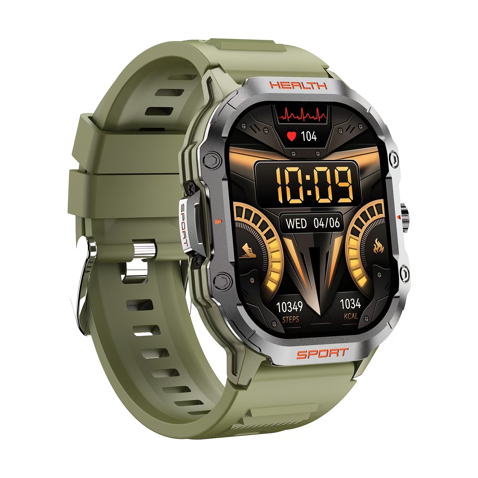 Outdoor HK24 SmartWatch 2.01 Inch Amoled Screen BT Call IP67 Waterproof SmartWatch