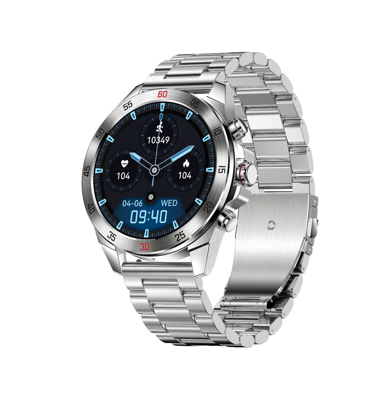 NX1 PRO 1.43inch AMOLED Smart Watch For Men Zinc Alloy Case Stainless Steel BT Call