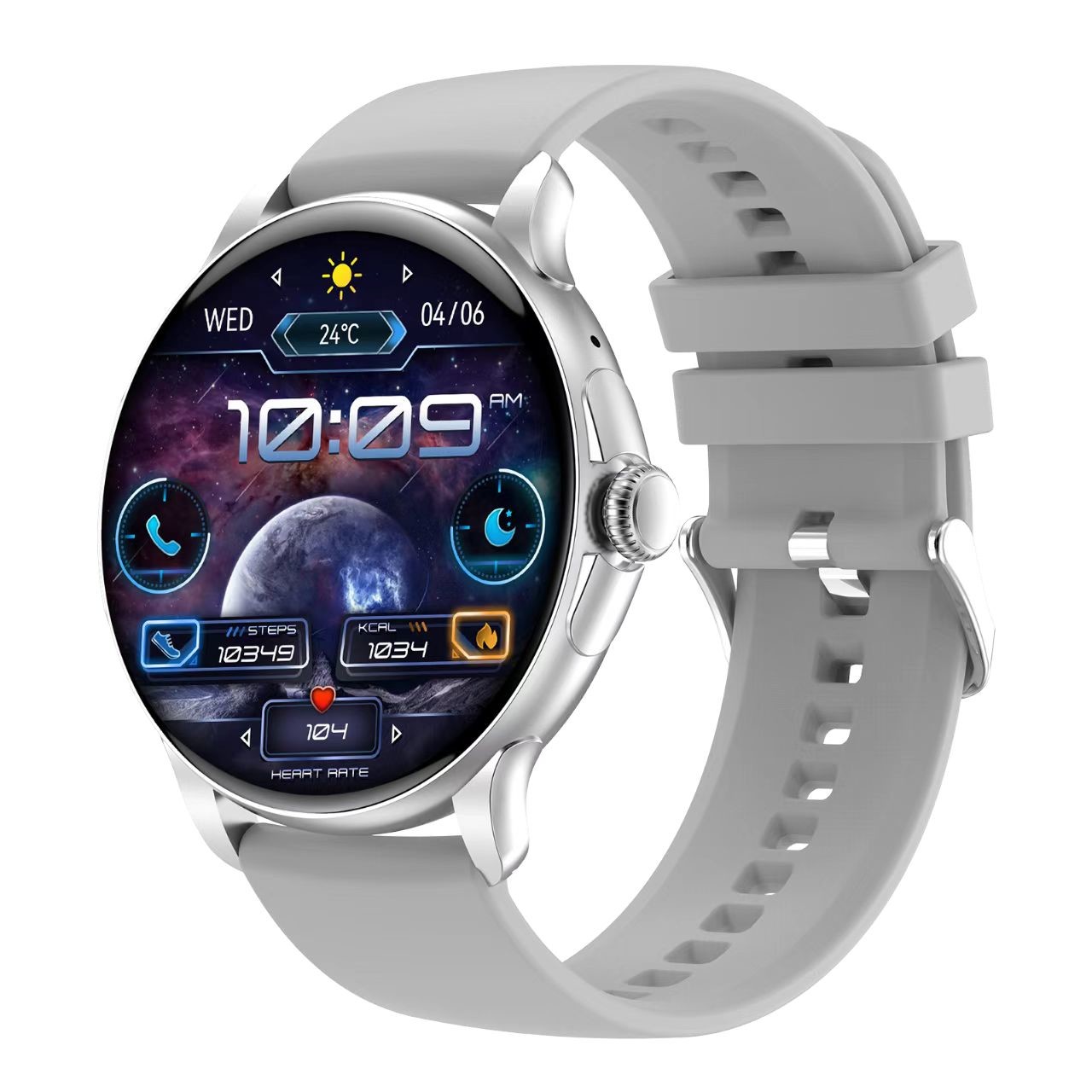 HK49 Sport Smart Watch For Men With amoled screen Heart Rate And Sleep Tracker