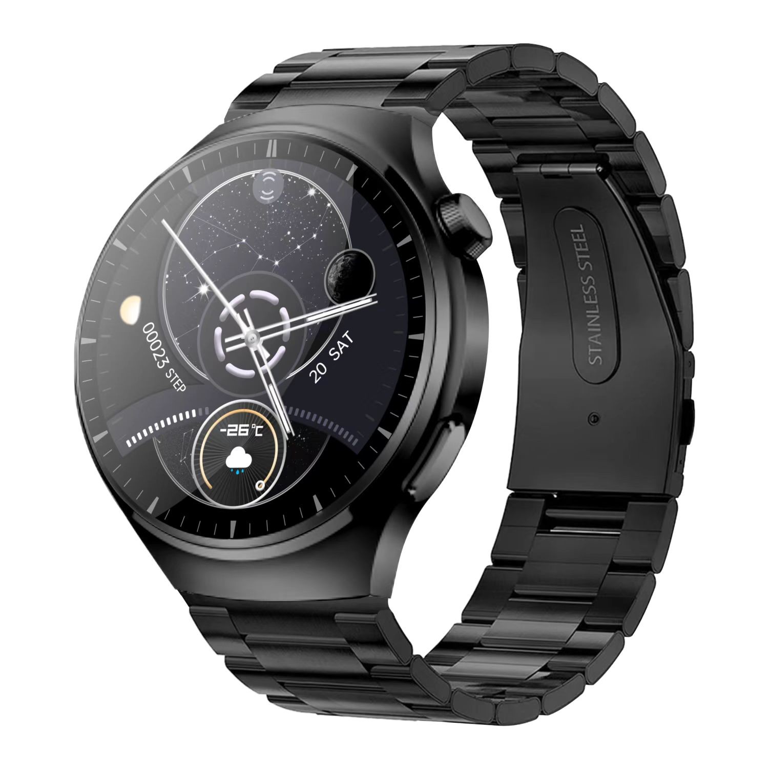 S20 Max Business Men Smart Watch 1.62-inch Screen Waterproof Wireless Charging BT Call