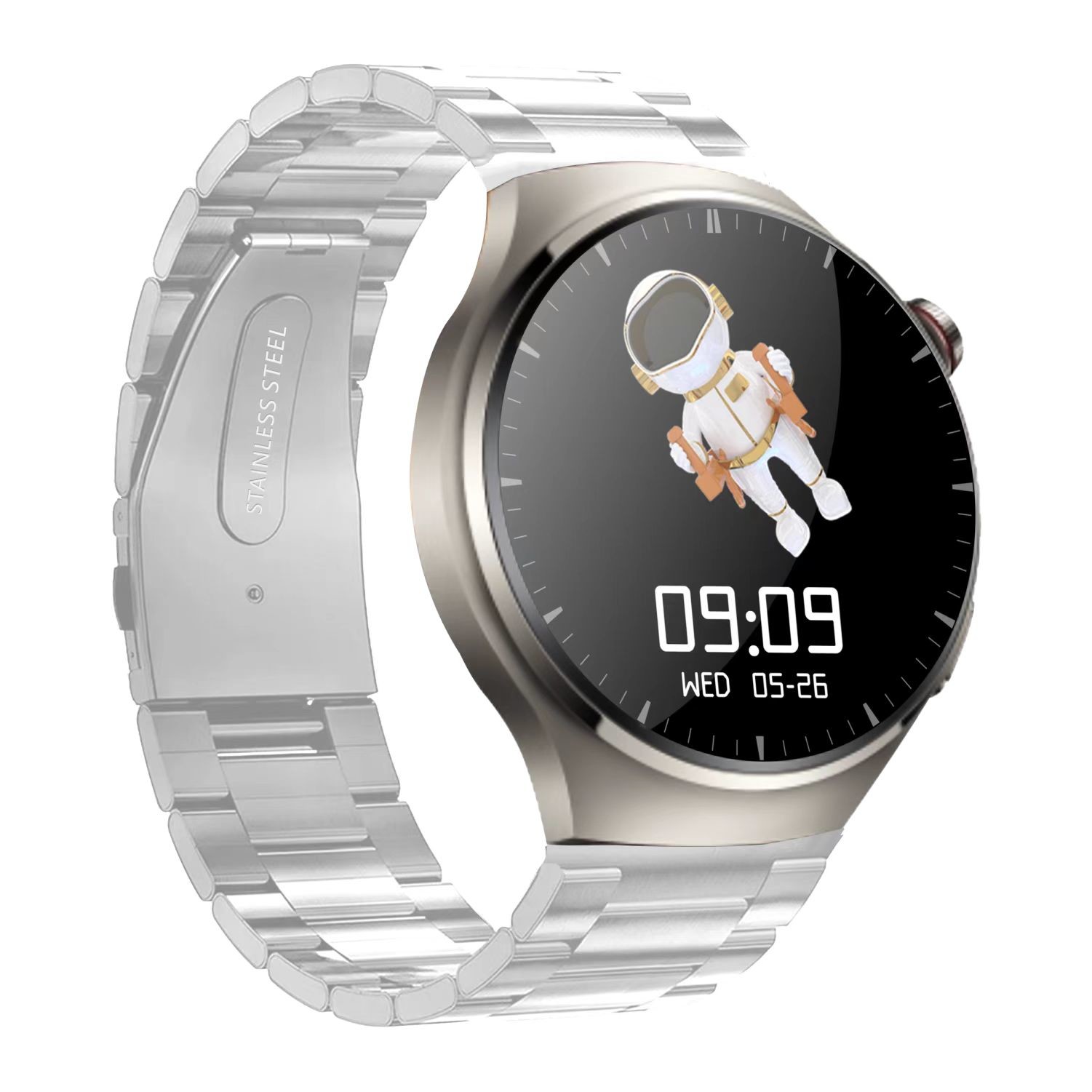 S20 Max Business Men Smart Watch 1.62-inch Screen Waterproof Wireless Charging BT Call