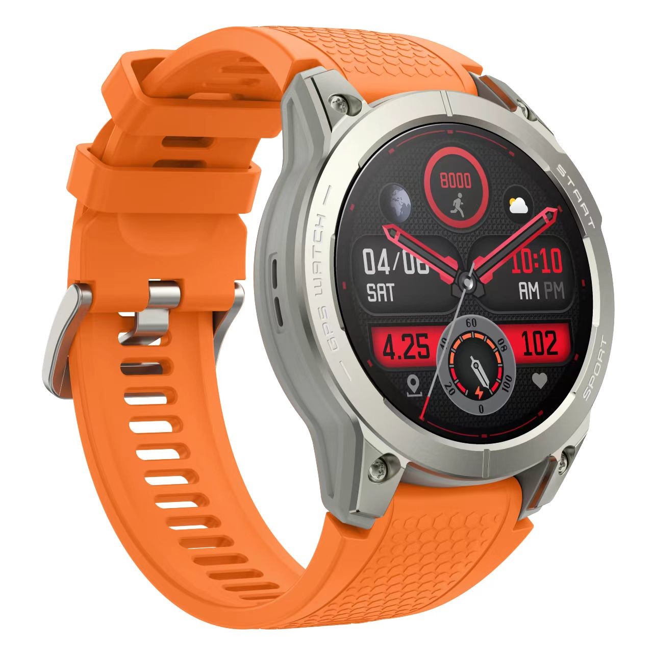 Amoled Display Smartwatch Outdoor S53 Smartwatch With Oxygen And Heart Rate
