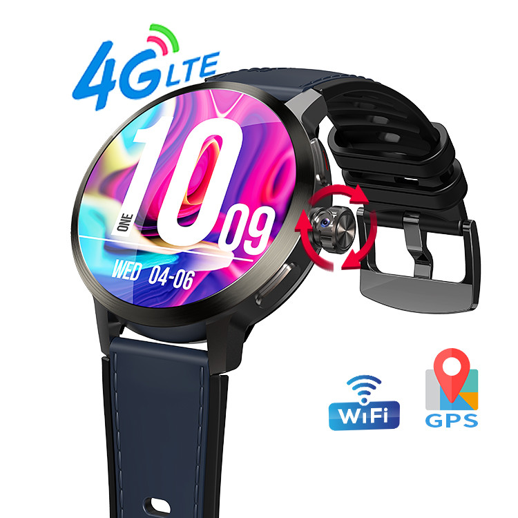 DM82 Global Version 4G Smart Watch 1.75inch AMOLED Screen Rotating Camera Video Call