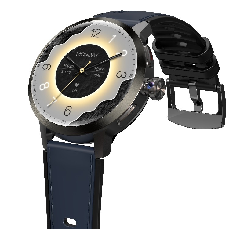 DM82 Global Version 4G Smart Watch 1.75inch AMOLED Screen Rotating Camera Video Call