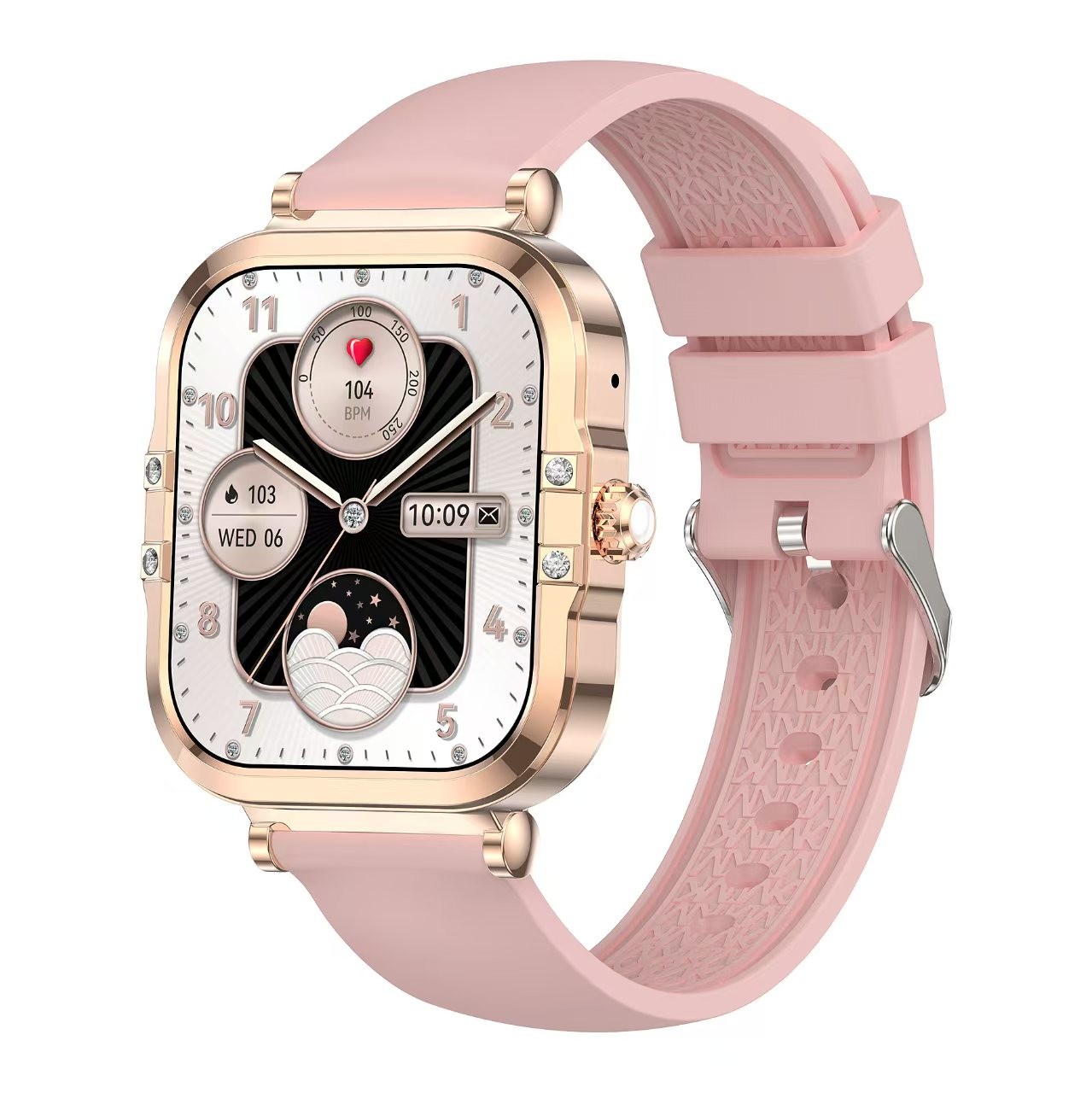 HK82 Women Smart Watch 1.75-inch AMOLED HD Screen BT Call With Menstrual Management