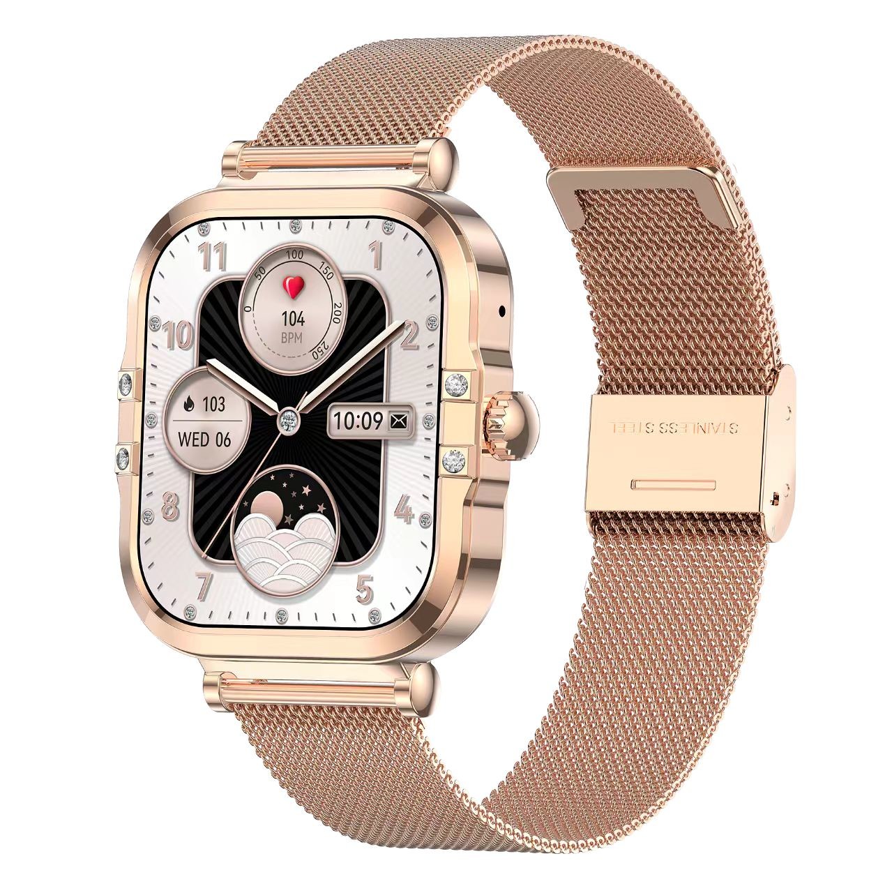 HK82 Women Smart Watch 1.75-inch AMOLED HD Screen BT Call With Menstrual Management