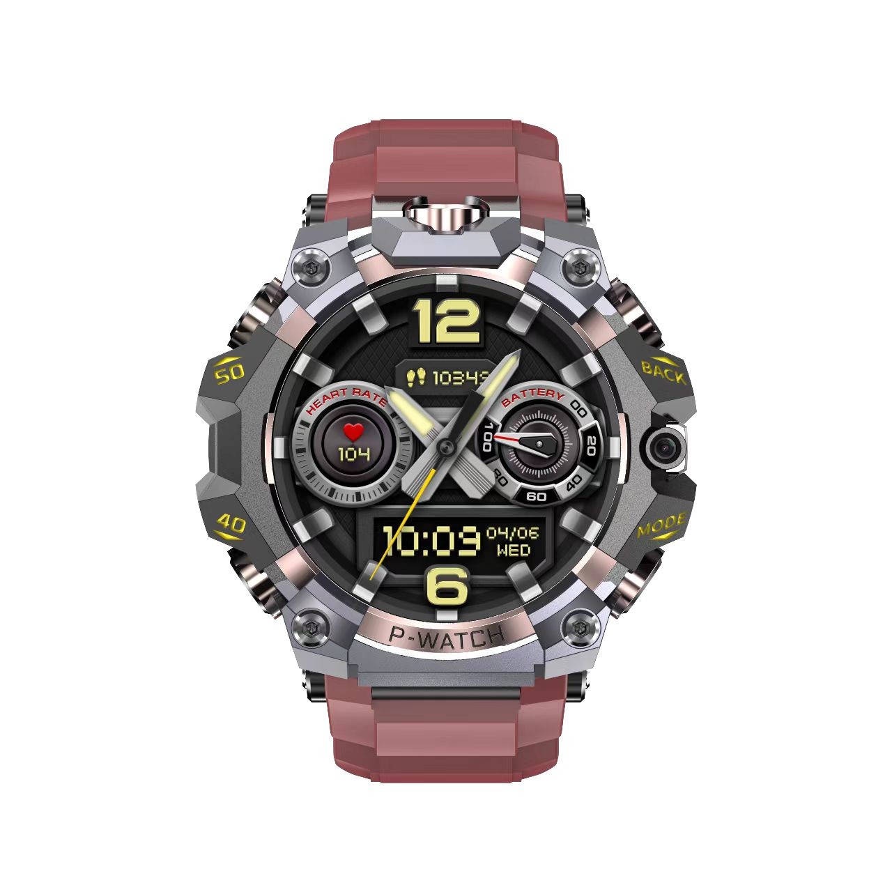 HGMIA S689 Sim Card 4G Smart Watch 1.508-inch AMOLED Screen HD Dual Camera