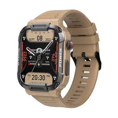 MK66 Mężczyźni Smart Watch Outdoor Sport Fitness Tracker Z BT Call 400mAh Duża bateria