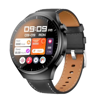 S20 Max Smart Watch IP67 Fitness Tracker Skórzany Pas Smart Watch z wytrzymałym ekranem